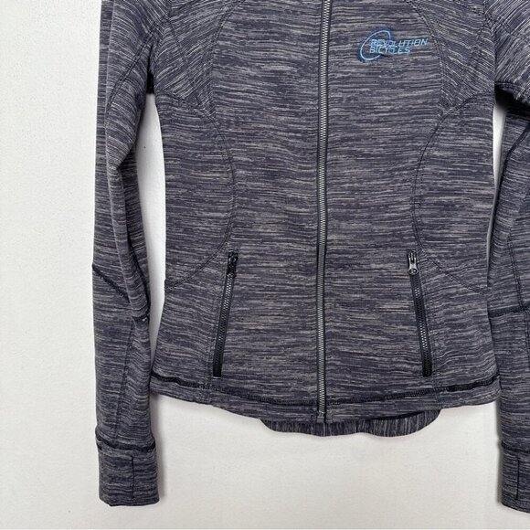 Lululemon Womens 6 Space Dye Active Track Jacket - Picture 9 of 16